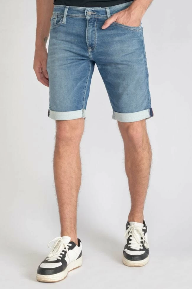 LE TEMPS DES CERISES Bermuda Jogg Bleu Clair 1 LE TEMPS DES CERISES Bermuda Jogg Bleu Clair