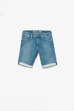 LE TEMPS DES CERISES Bermuda Jogg Bleu Clair 13 LE TEMPS DES CERISES Bermuda Jogg Bleu Clair -Le Temps des Cerises Soldes Magasin 181 jhrjogg00wm114 3001 ap