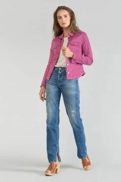 LE TEMPS DES CERISES Veste Lilly Violine -Le Temps des Cerises Soldes Magasin 191 flilly00wlcol 4107 imaged4