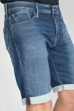 LE TEMPS DES CERISES Bermuda Blue Jogg Bleu Moyen 14 LE TEMPS DES CERISES Bermuda Blue Jogg Bleu Moyen -Le Temps des Cerises Soldes Magasin 191 jhrjogg00wm163 3001 07