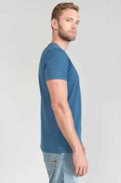 LE TEMPS DES CERISES T-shirt Brown Bleu Délavé -Le Temps des Cerises Soldes Magasin 201 hbrown0000000mc 3939 imaged4