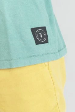 LE TEMPS DES CERISES T-shirt Brown Vert D'eau -Le Temps des Cerises Soldes Magasin 201 hbrown0000000mc 9966 imaged2