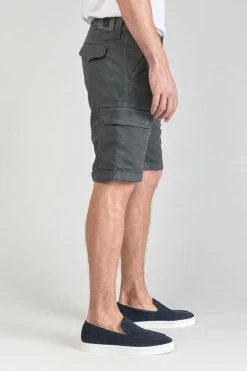Bermuda Jogg Damon Gris -Le Temps des Cerises Soldes Magasin 201 jhdamon00wpig 0006 imaged2