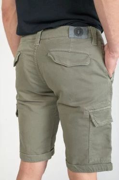 Bermuda Jogg Damon Kaki -Le Temps des Cerises Soldes Magasin 201 jhdamon00wpig 9003 imaged5