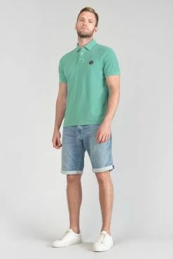 LE TEMPS DES CERISES Polo Dylon Vert D'eau -Le Temps des Cerises Soldes Magasin 211 hdylon0000000mc 9966 imaged5