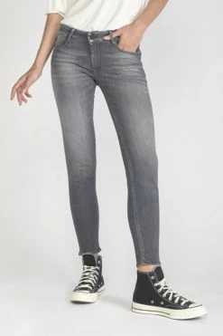 LE TEMPS DES CERISES Amick Pulp Slim 7/8ème Jeans Gris N°2
