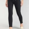 LE TEMPS DES CERISES Dado Pulp Slim Taille Haute 7/8ème Jeans Noir N°0