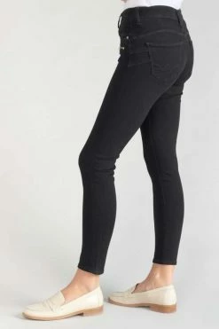 LE TEMPS DES CERISES Dado Pulp Slim Taille Haute 7/8ème Jeans Noir N°0 -Le Temps des Cerises Soldes Magasin 211 jfrdado00w6004 0403 imaged4