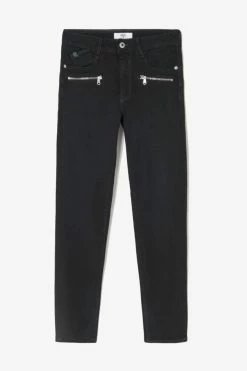LE TEMPS DES CERISES Dado Pulp Slim Taille Haute 7/8ème Jeans Noir N°0 -Le Temps des Cerises Soldes Magasin 211 jfrdado00w6004 0403 imaged8