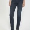LE TEMPS DES CERISES Pulp Slim Taille Haute Jeans Bleu-noir N°1