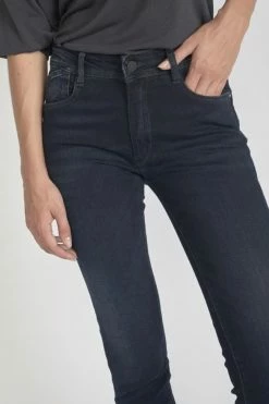 LE TEMPS DES CERISES Pulp Slim Taille Haute Jeans Bleu-noir N°1 -Le Temps des Cerises Soldes Magasin 211 jfrpulphsw4002 3286 imaged5