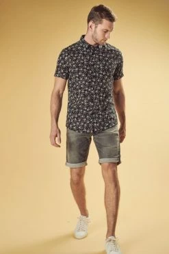 Bermuda Jogg If Gris Délavé