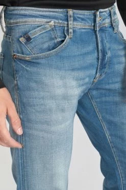 LE TEMPS DES CERISES Basic 700/11 Adjusted Jeans Vintage Bleu N°4 -Le Temps des Cerises Soldes Magasin 211 jhr711basw4003 3001 imaged5