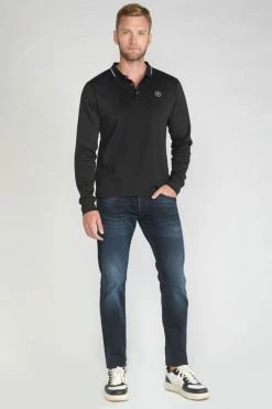 LE TEMPS DES CERISES Reg 700/11 Adjusted Jeans Bleu-noir N°1 -Le Temps des Cerises Soldes Magasin 211 jhr711regw5056 3286 imaged6