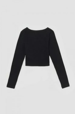 LE TEMPS DES CERISES Crop Top Virginia Noir -Le Temps des Cerises Soldes Magasin 212 gvirginiagi00ml 0001 imaged1