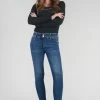 LE TEMPS DES CERISES Asti Ultra Pulp Slim Taille Haute 7/8ème Jeans Bleu N°2