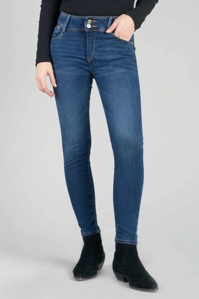 LE TEMPS DES CERISES Asti Ultra Pulp Slim Taille Haute 7/8ème Jeans Bleu N°2 5 LE TEMPS DES CERISES Asti Ultra Pulp Slim Taille Haute 7/8ème Jeans Bleu N°2 – Image 5