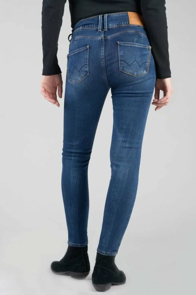 LE TEMPS DES CERISES Asti Ultra Pulp Slim Taille Haute 7/8ème Jeans Bleu N°2 6 LE TEMPS DES CERISES Asti Ultra Pulp Slim Taille Haute 7/8ème Jeans Bleu N°2 – Image 6