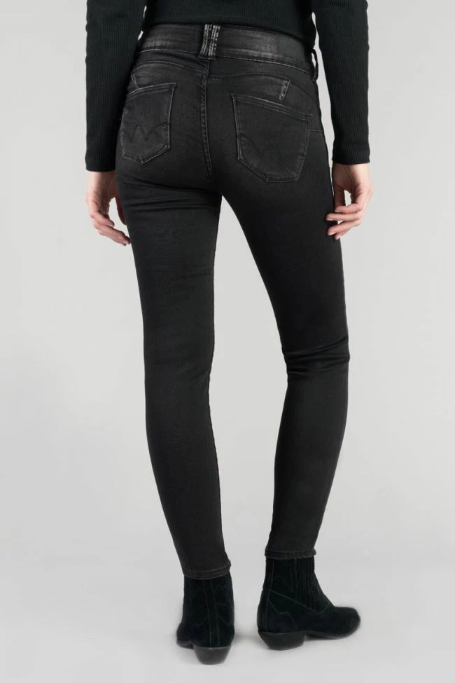 LE TEMPS DES CERISES Bari Ultra Pulp Slim Taille Haute 7/8ème Jeans Noir N°1 2 LE TEMPS DES CERISES Bari Ultra Pulp Slim Taille Haute 7/8ème Jeans Noir N°1 – Image 2