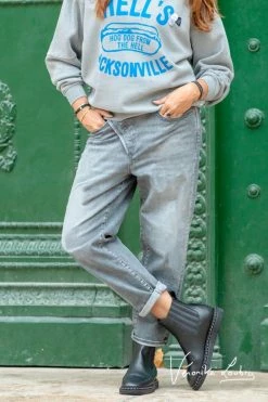 LE TEMPS DES CERISES Mary Boyfit By Véronika Loubry Jeans Gris N°3 7 LE TEMPS DES CERISES Mary Boyfit By Véronika Loubry Jeans Gris N°3 -Le Temps des Cerises Soldes Magasin 212 jfmary00ws379ve 0003 imaged1