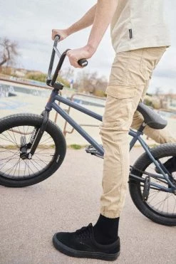 LE TEMPS DES CERISES Pantalon Patos Tapered Arqué Beige