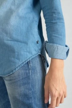 LE TEMPS DES CERISES Chemise En Jeans Juanita Bleu Clair 11 LE TEMPS DES CERISES Chemise En Jeans Juanita Bleu Clair -Le Temps des Cerises Soldes Magasin 221 fjuanitaw1360 3001 imaged4