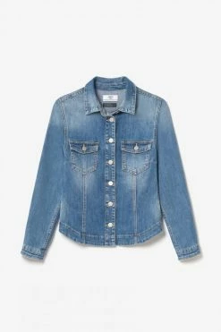 LE TEMPS DES CERISES Veste En Jeans Lilly Bleu -Le Temps des Cerises Soldes Magasin 221 flilly00w3043 3001 imaged8