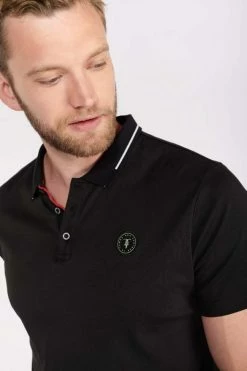 LE TEMPS DES CERISES Polo Aron Noir