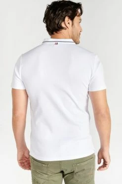 LE TEMPS DES CERISES Polo Aron Blanc -Le Temps des Cerises Soldes Magasin 221 haron00000000ml 1001 imaged5