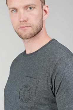 LE TEMPS DES CERISES T-shirt Paia Gris Chiné -Le Temps des Cerises Soldes Magasin 221 hpaia00000000mc 0323 imaged4