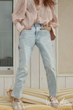 LE TEMPS DES CERISES Charpentier Boyfit By Véronika Loubry Jeans Bleu N°5 -Le Temps des Cerises Soldes Magasin 221 jfcharpew1363ve 3001 imaged1