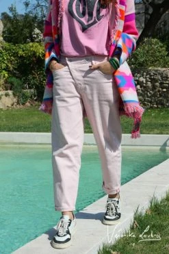 LE TEMPS DES CERISES Mary Boyfit Jeans Rose By Véronika Loubry 5 LE TEMPS DES CERISES Mary Boyfit Jeans Rose By Véronika Loubry -Le Temps des Cerises Soldes Magasin 221 jfmary000wrosve 5000 imaged2