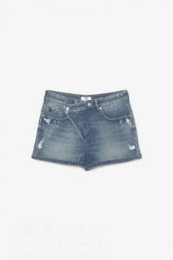 LE TEMPS DES CERISES Short Mosta En Jeans Bleu à Fermeture Asymétrique 13 LE TEMPS DES CERISES Short Mosta En Jeans Bleu à Fermeture Asymétrique -Le Temps des Cerises Soldes Magasin 221 jfmosta0w1306 3001 imaged8