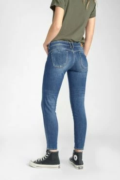 LE TEMPS DES CERISES Pulp Slim 7/8ème Jeans Bleu N°2 -Le Temps des Cerises Soldes Magasin 221 jfpulpc0w1333 3001 imaged2