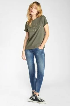 LE TEMPS DES CERISES Pulp Slim 7/8ème Jeans Bleu N°2 -Le Temps des Cerises Soldes Magasin 221 jfpulpc0w1333 3001 imaged4