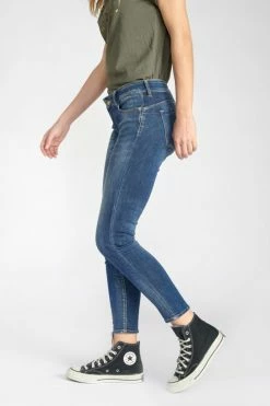 LE TEMPS DES CERISES Pulp Slim 7/8ème Jeans Bleu N°2 -Le Temps des Cerises Soldes Magasin 221 jfpulpc0w1333 3001 imaged5