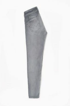 LE TEMPS DES CERISES Pulp Slim 7/8ème Jeans Gris N°3 -Le Temps des Cerises Soldes Magasin 221 jfpulpc0w1334 0003 imaged2