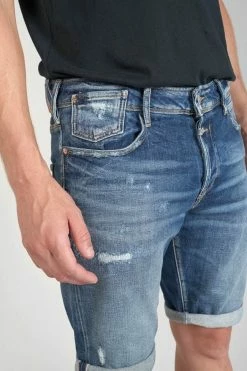 LE TEMPS DES CERISES Bermuda Laredo En Jeans Bleu Foncé Destroy -Le Temps des Cerises Soldes Magasin 221 jhlaredow1344 3001 imaged6