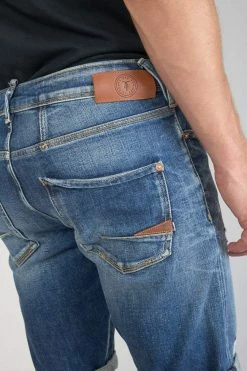 LE TEMPS DES CERISES Bermuda Laredo En Jeans Bleu Foncé Destroy -Le Temps des Cerises Soldes Magasin 221 jhlaredow1344 3001 imaged7