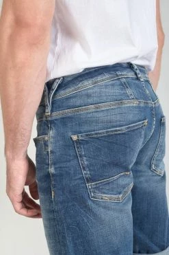 LE TEMPS DES CERISES Bermuda Laredo En Jeans Bleu Moyen -Le Temps des Cerises Soldes Magasin 221 jhlaredow1347 3001 imaged4