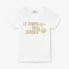 LE TEMPS DES CERISES T-shirt Nastiagi écru Imprimé