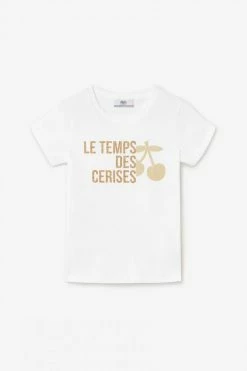 LE TEMPS DES CERISES T-shirt Nastiagi écru Imprimé