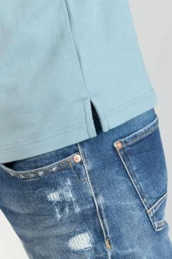 LE TEMPS DES CERISES Polo Aron Bleu-gris -Le Temps des Cerises Soldes Magasin 222 haron00000000mc 3777 imaged2