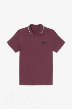 LE TEMPS DES CERISES Polo Aron Lie De Vin -Le Temps des Cerises Soldes Magasin 222 haron00000000mc 4033 imaged8