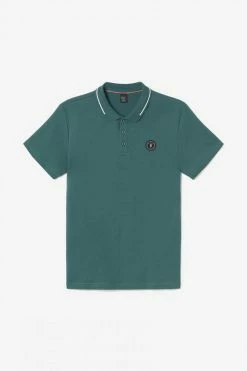 LE TEMPS DES CERISES Polo Aron Vert -Le Temps des Cerises Soldes Magasin 222 haron00000000mc 9052 imaged8