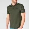 LE TEMPS DES CERISES Polo Aron Vert Kaki