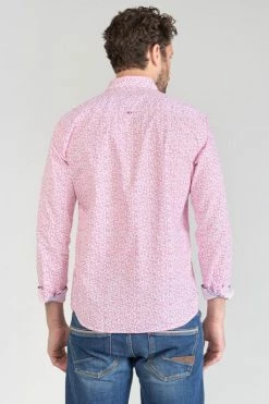 LE TEMPS DES CERISES Chemise Brotel Rose à Motif Fleuri -Le Temps des Cerises Soldes Magasin 222 hbrotel000000ml 5001 imaged3
