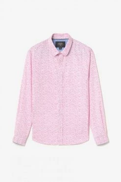 LE TEMPS DES CERISES Chemise Brotel Rose à Motif Fleuri -Le Temps des Cerises Soldes Magasin 222 hbrotel000000ml 5001 imaged8
