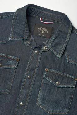 LE TEMPS DES CERISES Chemise Juanito En Jeans Brut -Le Temps des Cerises Soldes Magasin 222 hjuanitow1421 3001 imaged8