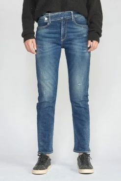 LE TEMPS DES CERISES Basic 400/17 Mom Taille Haute 7/8ème Jeans Destroy Bleu N°2 12 LE TEMPS DES CERISES Basic 400/17 Mom Taille Haute 7/8ème Jeans Destroy Bleu N°2 -Le Temps des Cerises Soldes Magasin 222 jf417basw1400 3001 imaged2